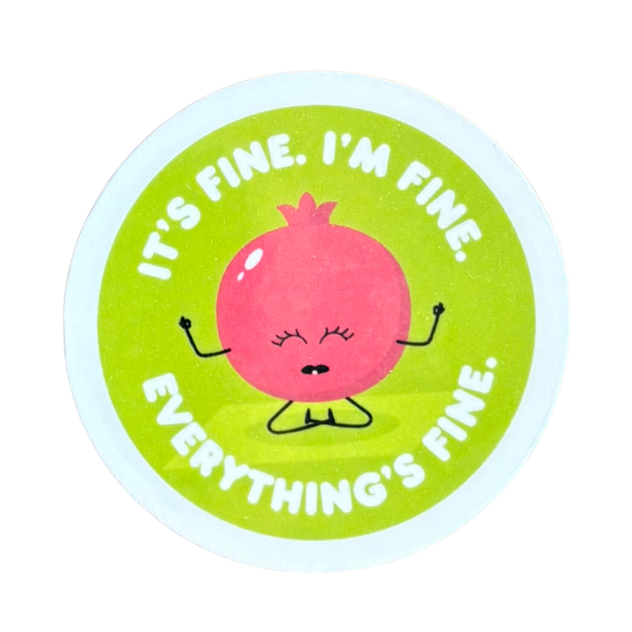 I'm Fine Sticker