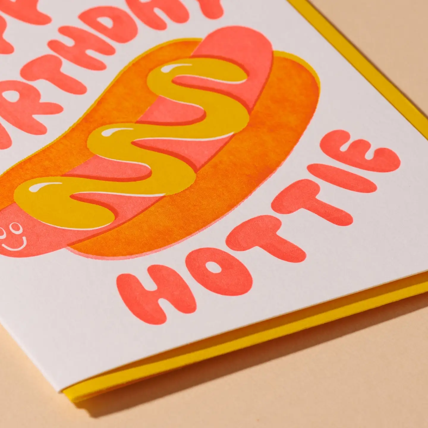 Hot Dog Birthday Card