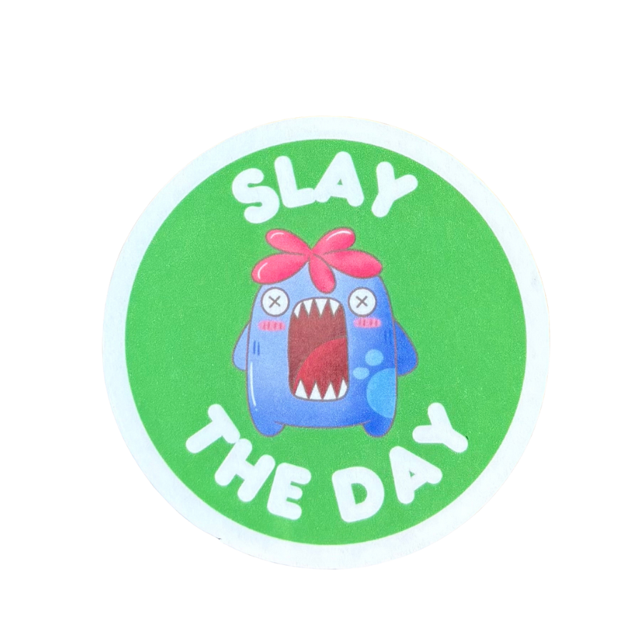 Slay the Day Sticker - Green
