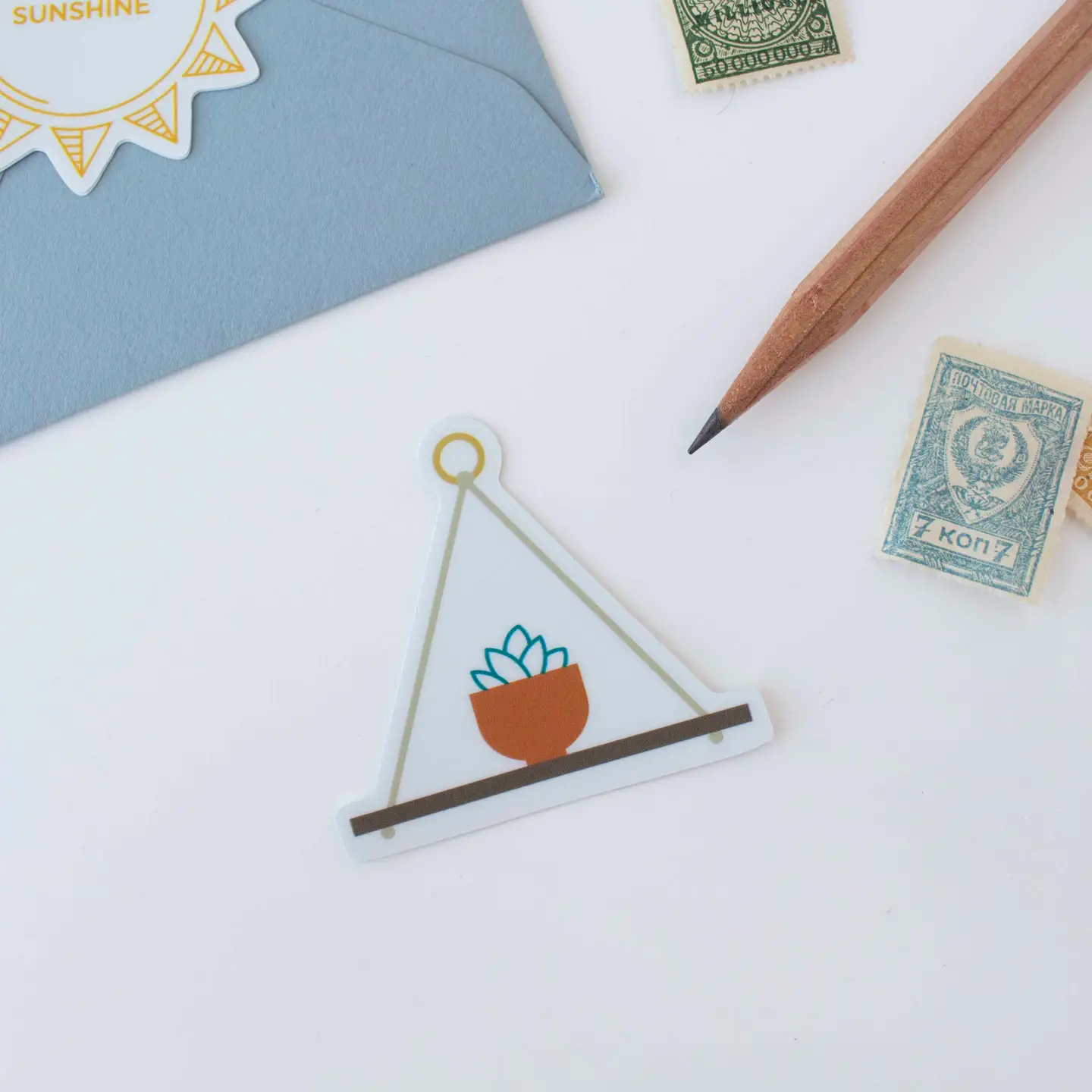 Hanging Succulent Sticker