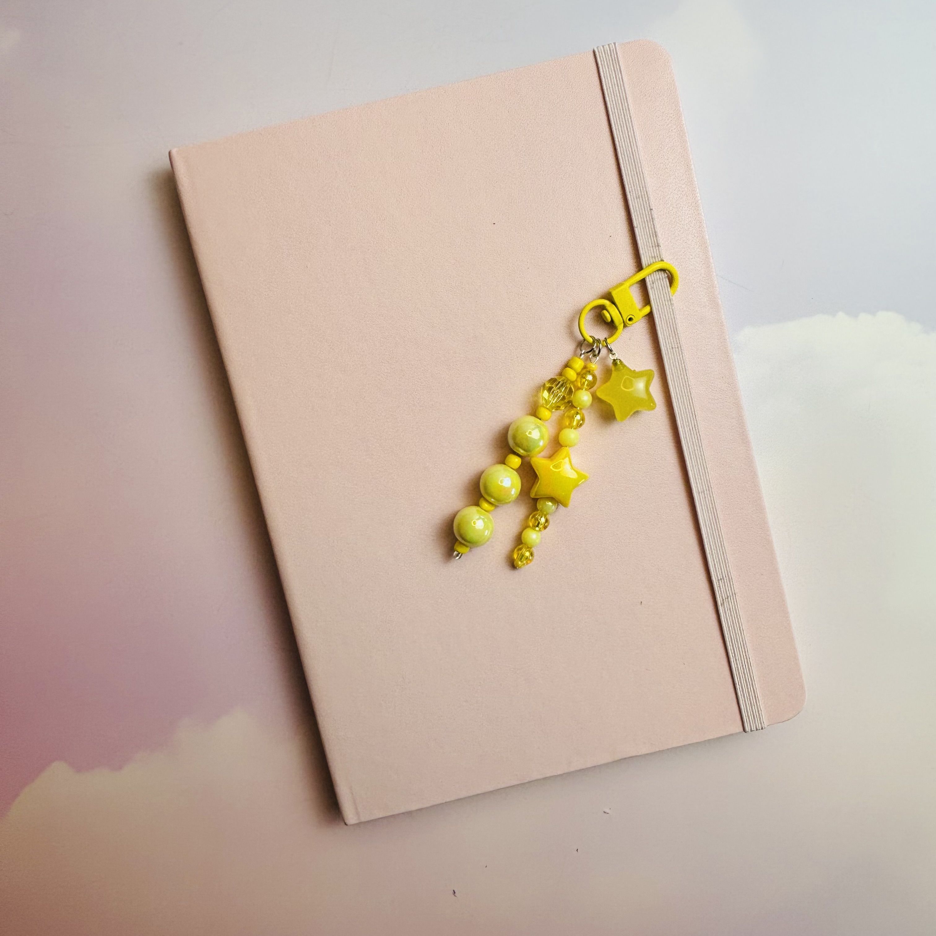 Yellow Star Journal Charm