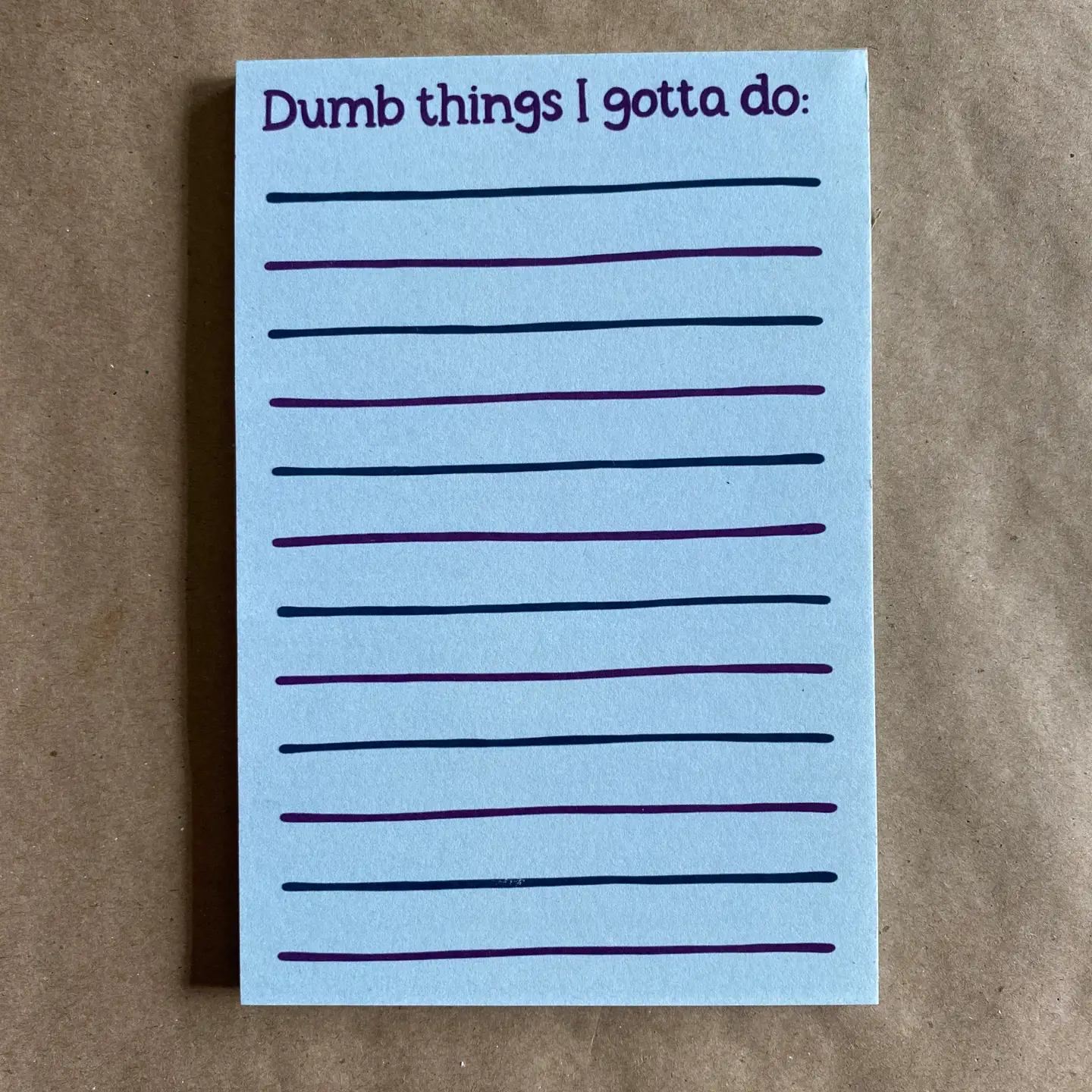 Dumb Things Notepad