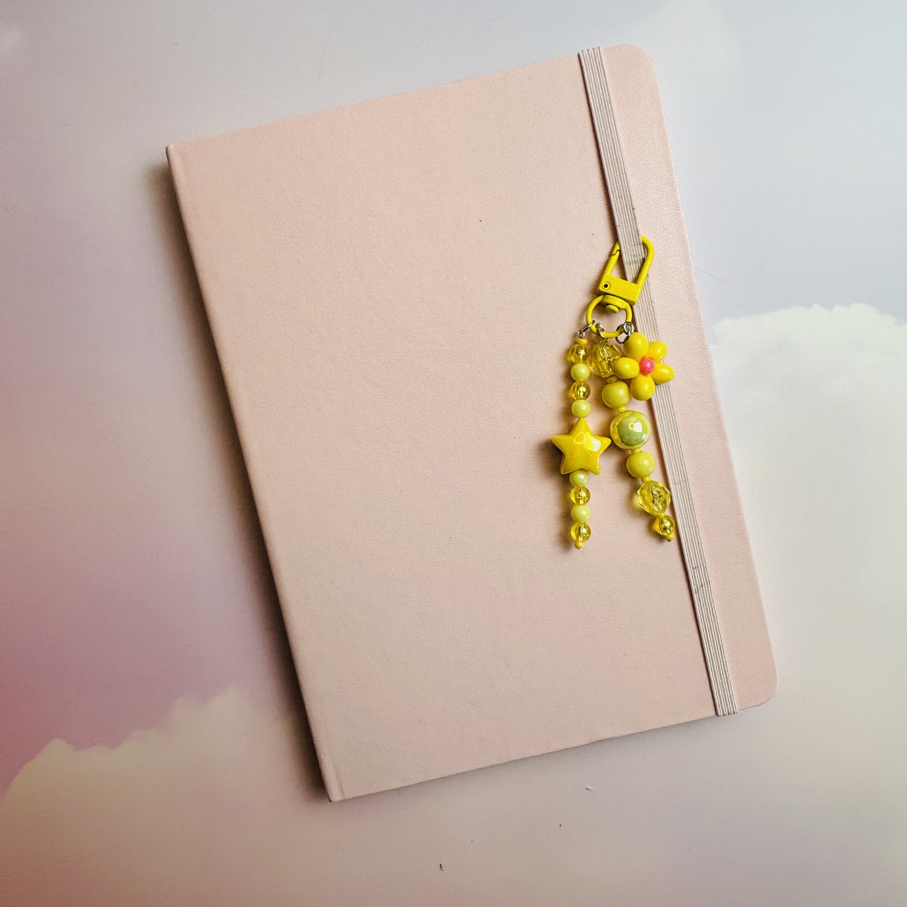 Yellow Daisy/Star Journal Charm