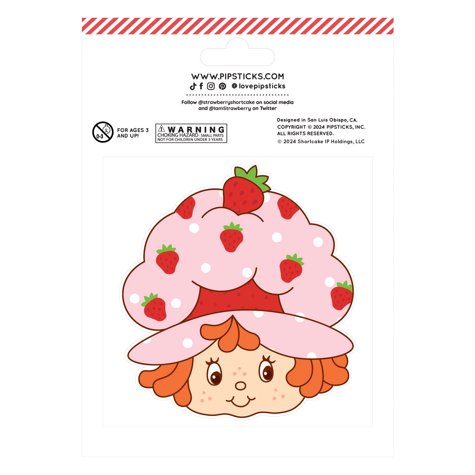 Strawberry Shortcake and Custard Scratch 'n Sniff Stickers