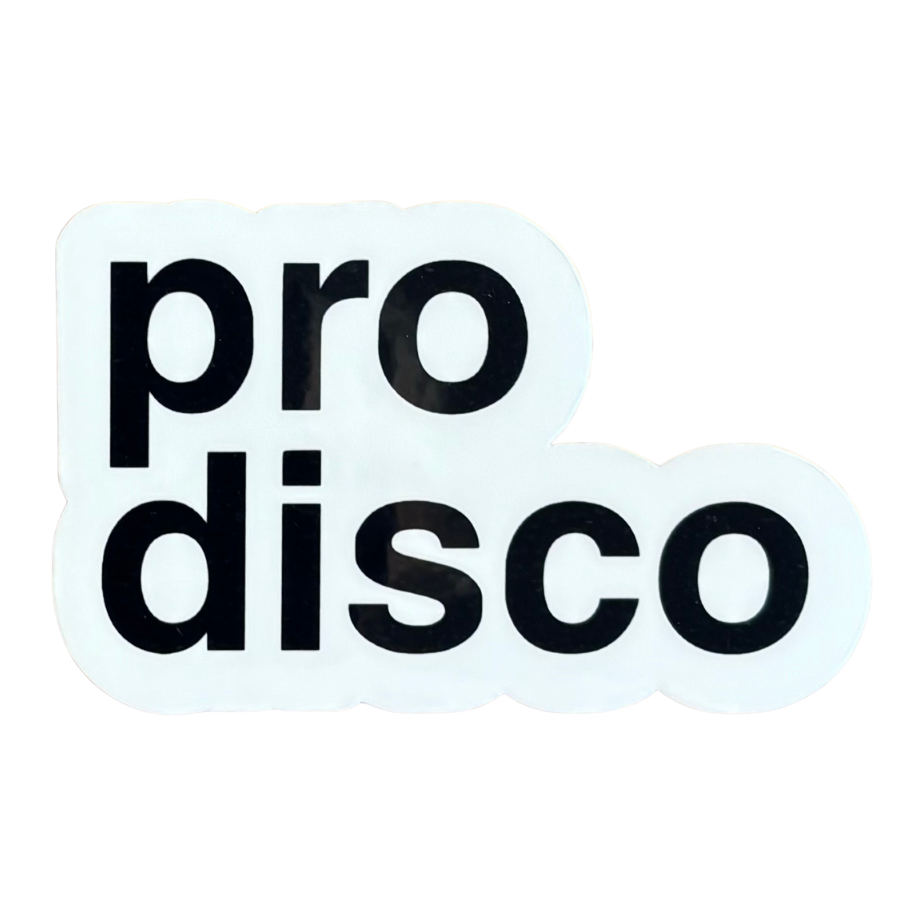 Pro Disco Sticker