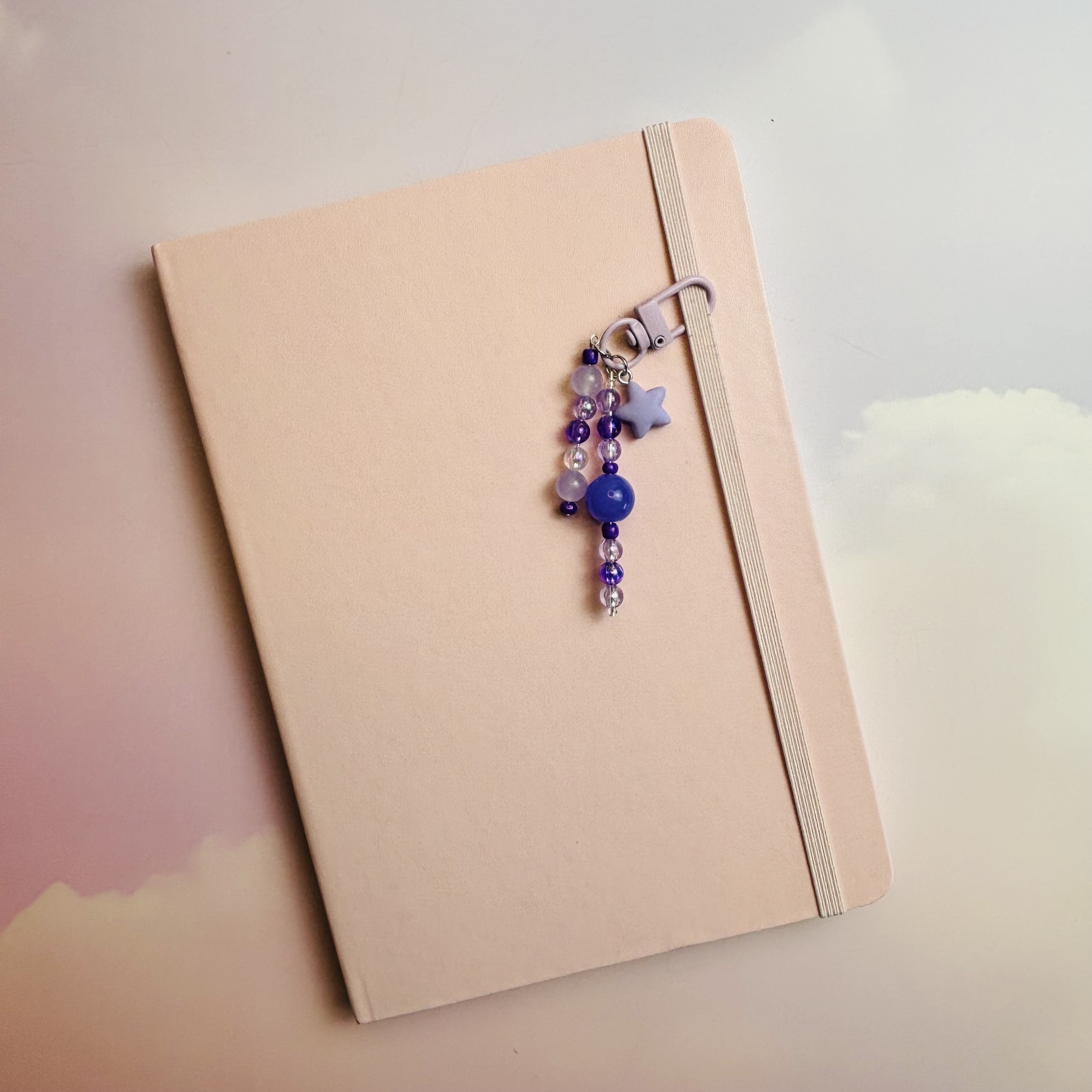 Purple Star Journal Charm