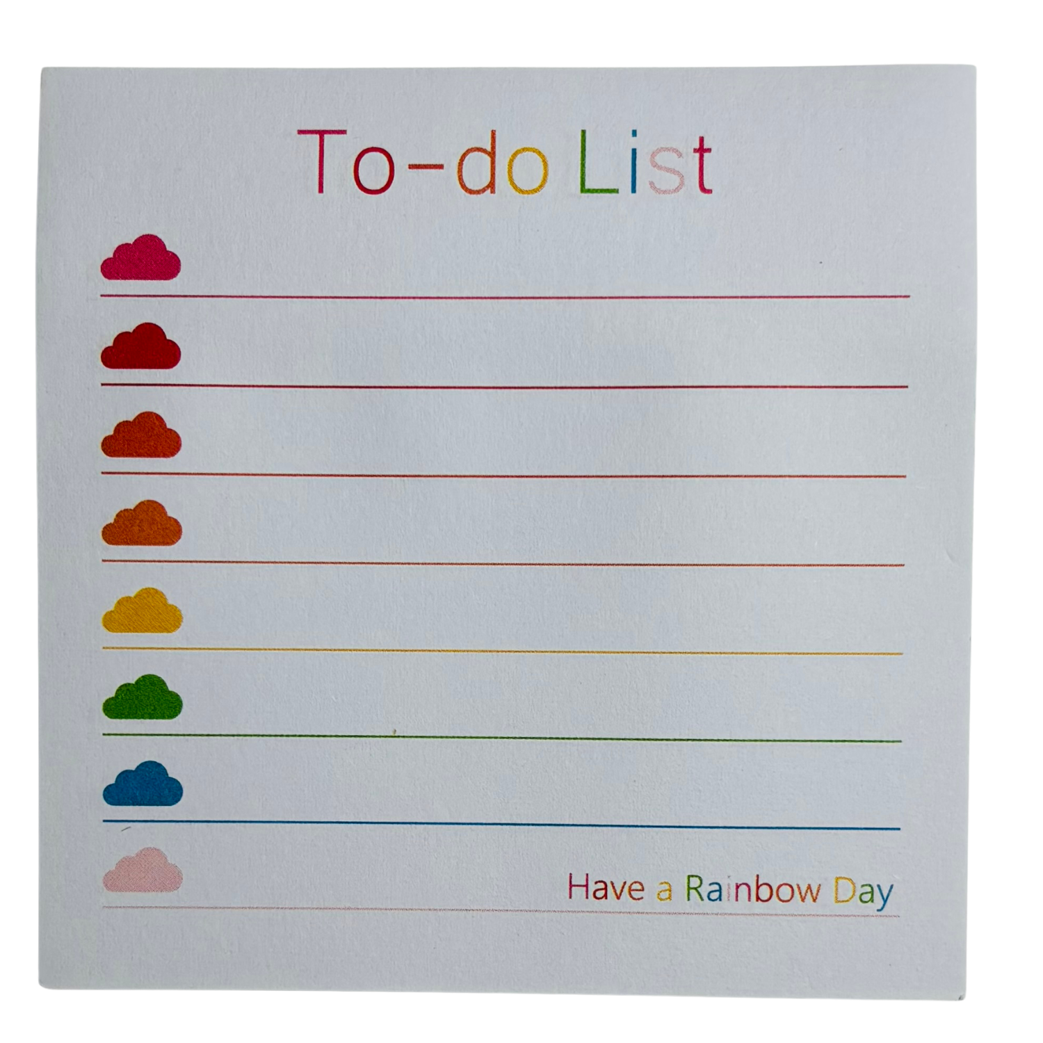Rainbow To-Do Sticky Note Set