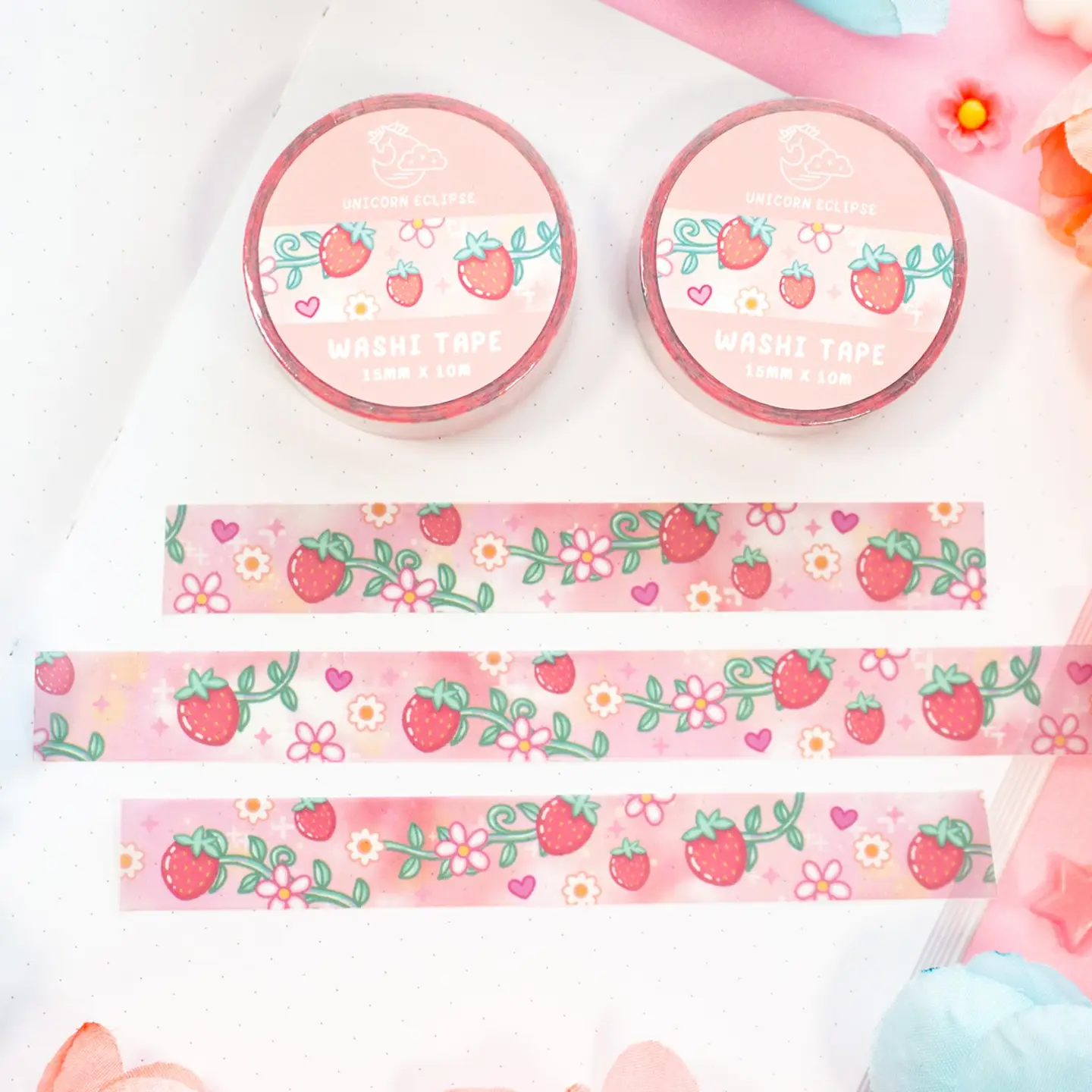 Strawberries Washi Tape