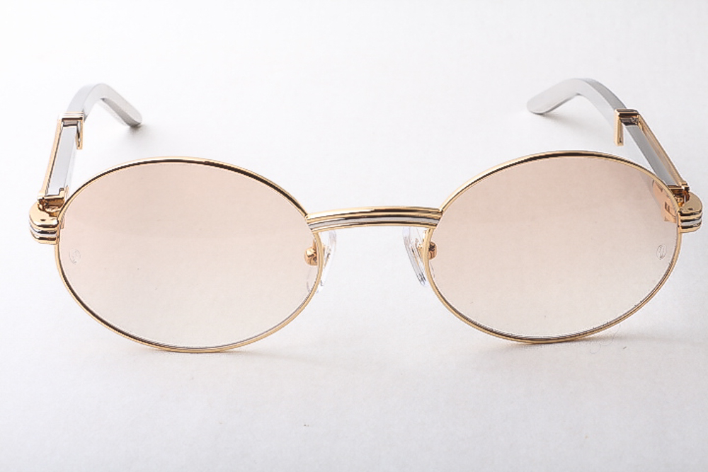 Oval Carti Buffs with Diamond Arms (Brown Tint)