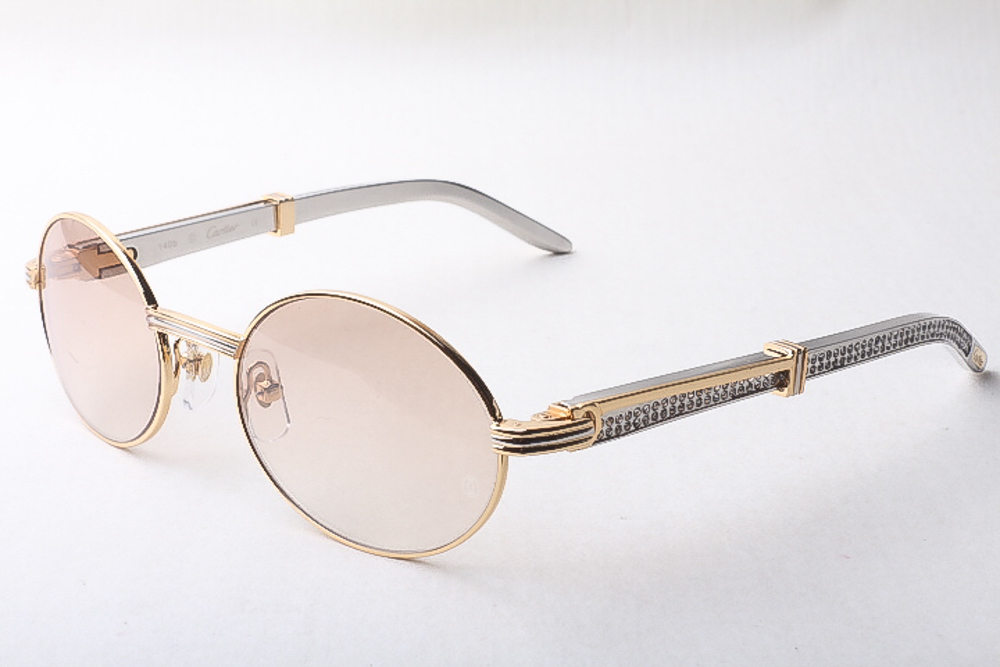 Oval Carti Buffs with Diamond Arms (Brown Tint)