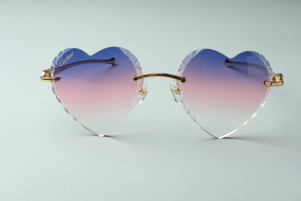 Heart Shaped Panther Buffs (Diamond Cut/PurpleTint) 