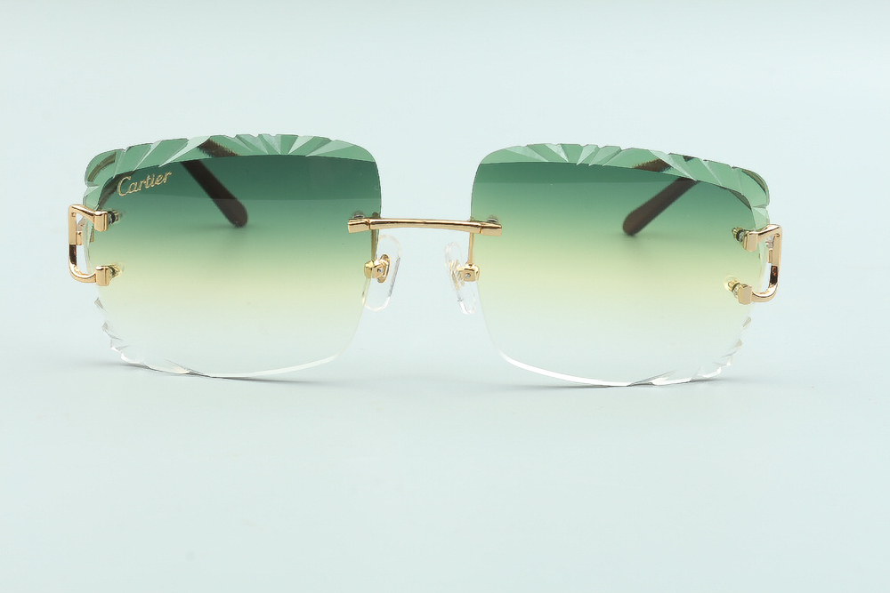 Diamond-Cut Carti Big C Wires (Green Tint)