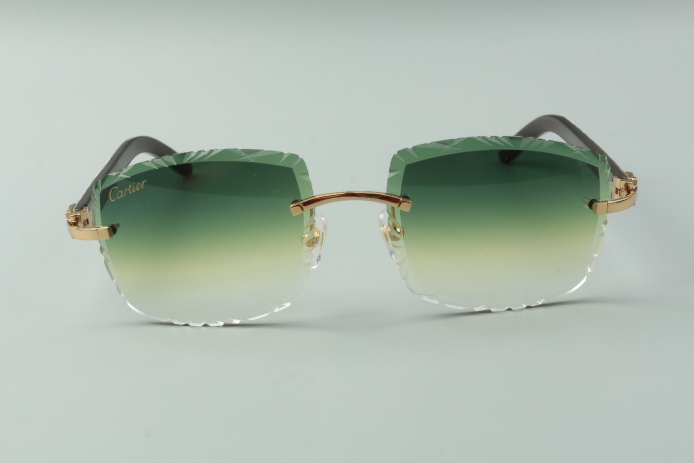 Diamond Cut Carti White Buffs (Green Tint)