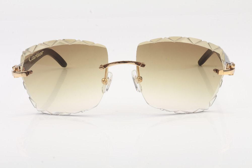 Diamond Cut Carti White Buffs (Brown Tint)