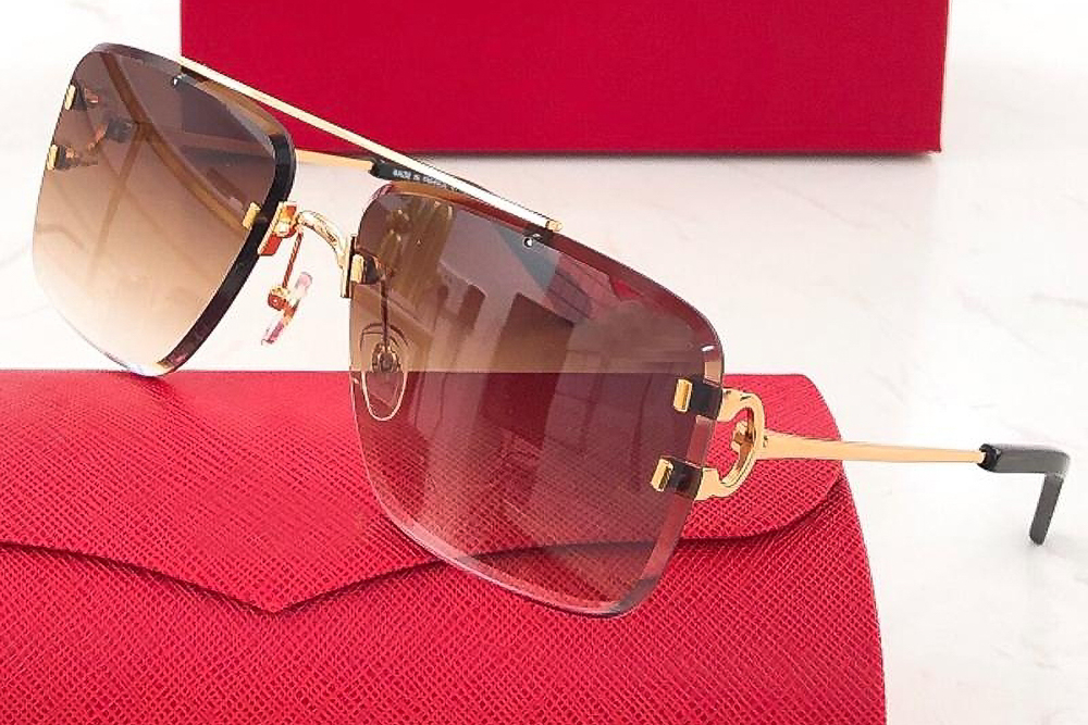 Big C Wire Aviators (Brown Tint)