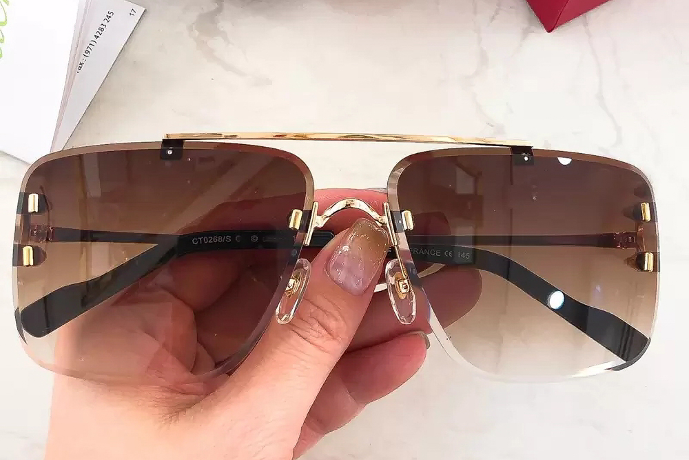 Big C Wire Aviators (Brown Tint)