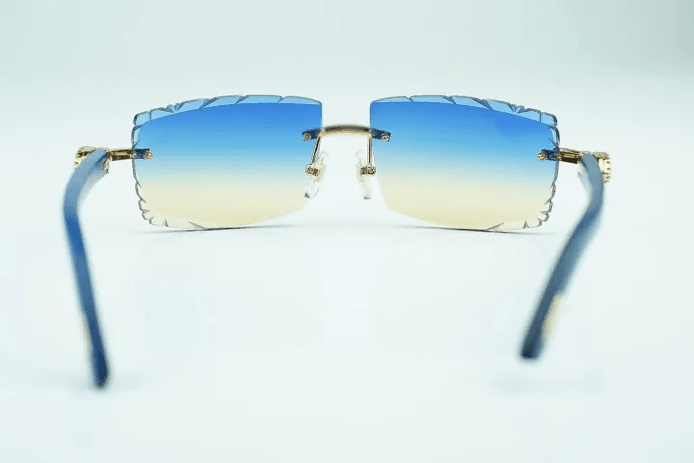 Diamond Carti Blue Woods (Diamond Cut/ Blue and Tan Tint)