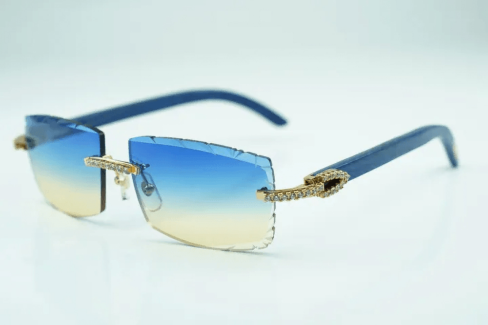 Diamond Carti Blue Woods (Diamond Cut/ Blue and Tan Tint)