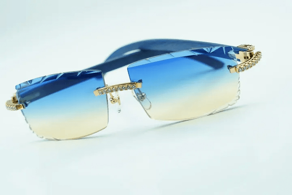 Diamond Carti Blue Woods (Diamond Cut/ Blue and Tan Tint)