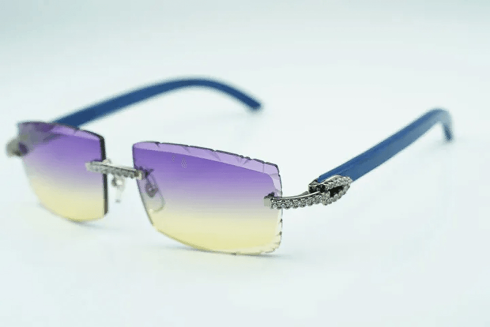 Diamond Carti Blue Woods (Diamond Cut/Purple and Tan Tint)