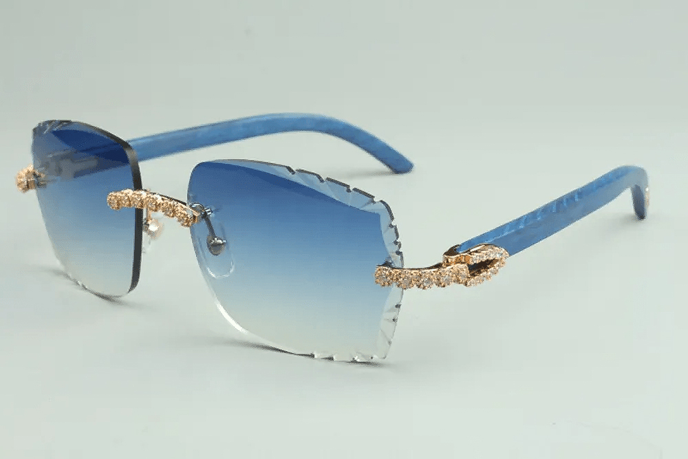 Flower Diamond Carti Blue Woods (Diamond Cut/ Blue Tint)