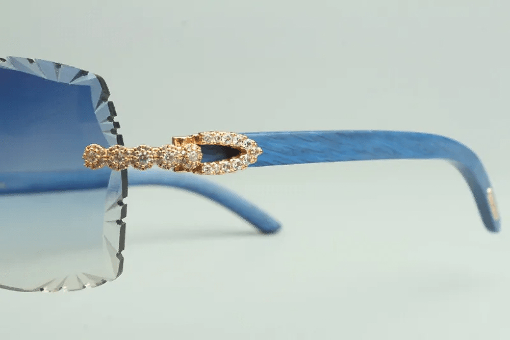 Flower Diamond Carti Blue Woods (Diamond Cut/ Blue Tint)