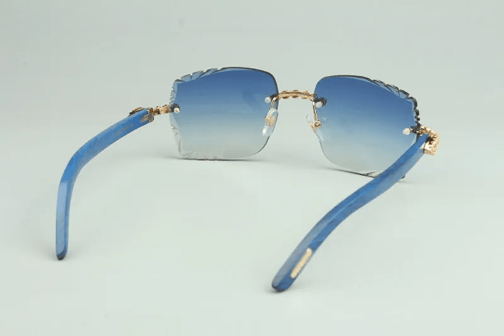 Flower Diamond Carti Blue Woods (Diamond Cut/ Blue Tint)