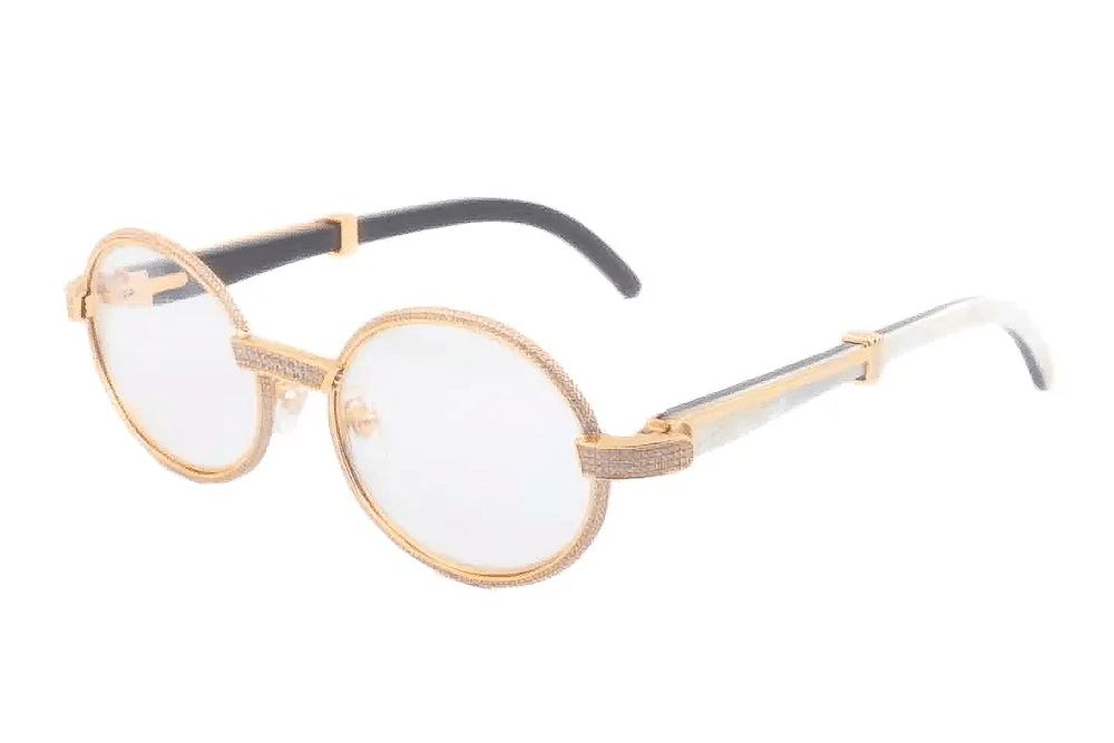 Diamond Oval white and black Carti Buffs (Crystal Clear Tint)