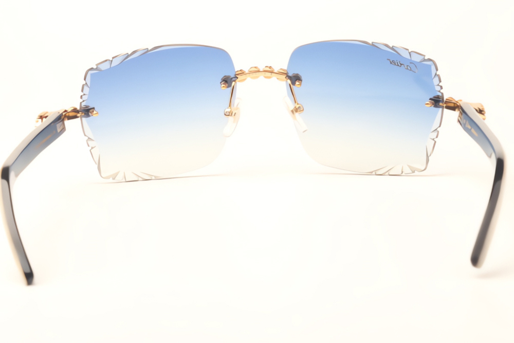 Blue Flower Diamond Carti White Buffs (Diamond Cut/Blue Tint)