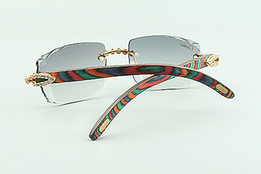 Flower Diamond Carti Peacock Woods (Diamond Cut/Grey Tint)