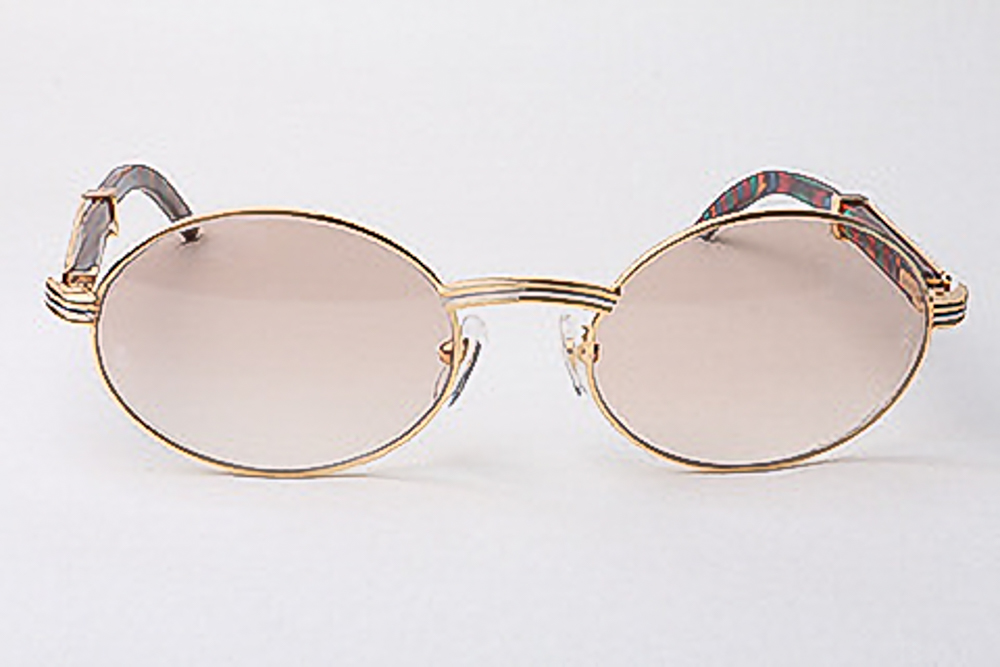 Oval Carti Peacock Woods (Brown tint)