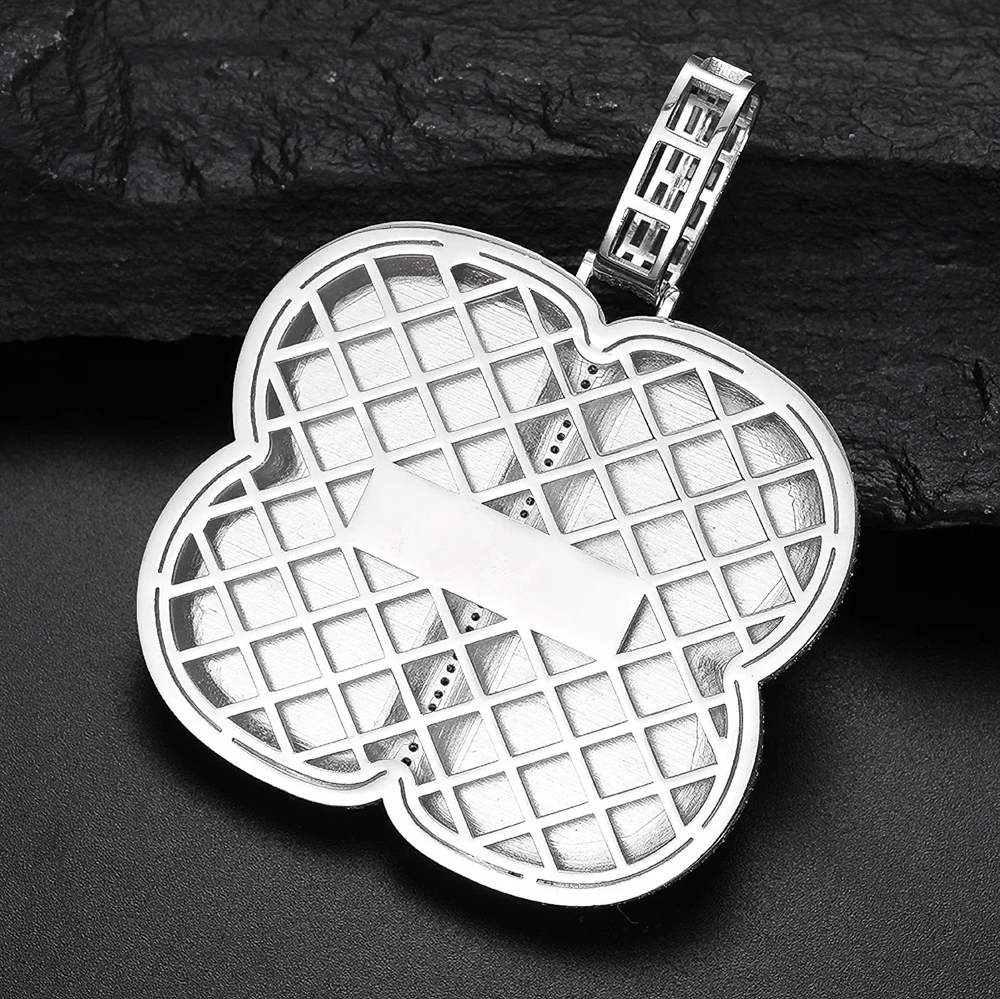 The Zahari Locket™ – Custom Moissanite Butterfly Heart Photo Pendant Necklace with Iced Out Chain, GRA Certified