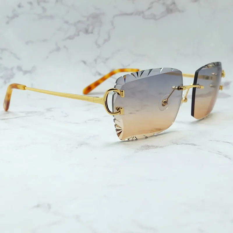 Diamond-Cut Carti Big C Wires (Dark Blue and Orange Tint)