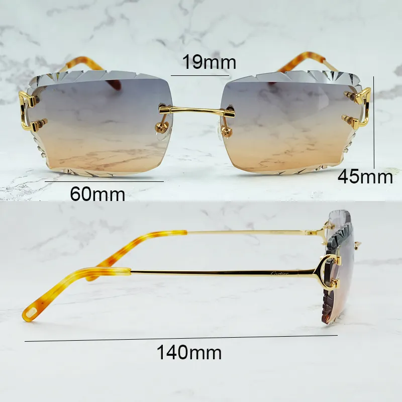 Diamond-Cut Carti Big C Wires (Dark Blue and Orange Tint)