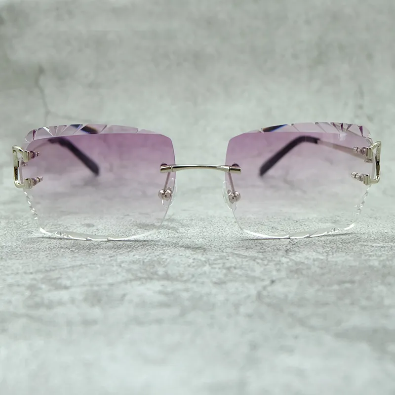 Diamond-Cut Carti Big C Wires (Light Purple Tint)