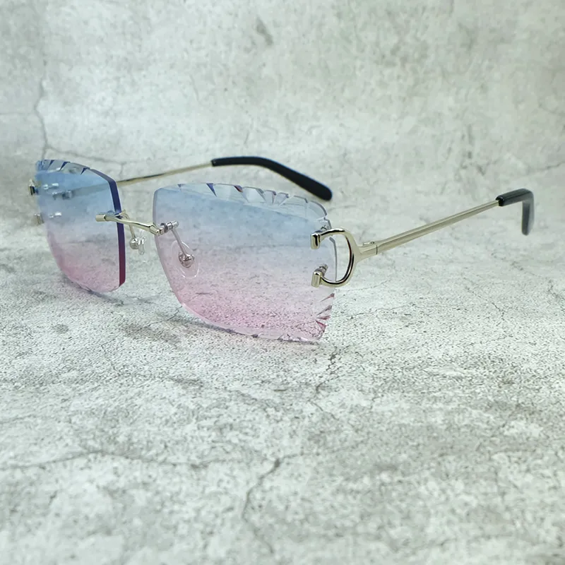 Diamond-Cut Carti Big C Wires (Blue and Purple Tint)