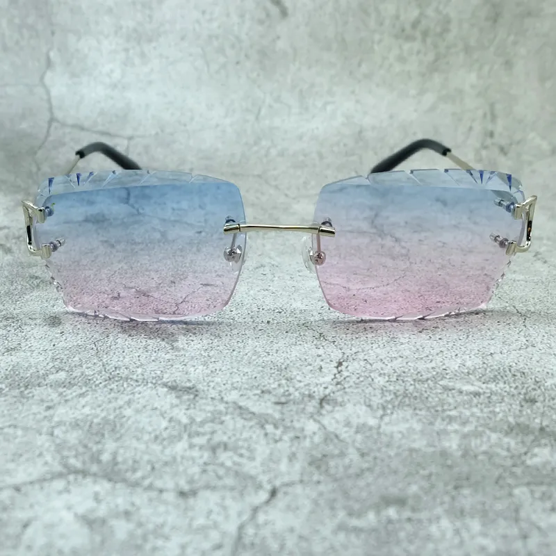 Diamond-Cut Carti Big C Wires (Blue and Purple Tint)