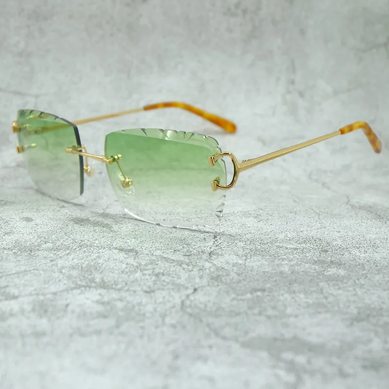 Diamond-Cut Carti Big C Wires (Green Tint)
