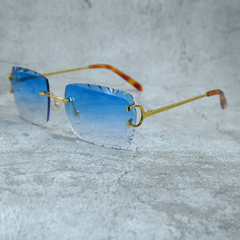 Diamond-Cut Carti Big C Wires (Light Blue Tint)