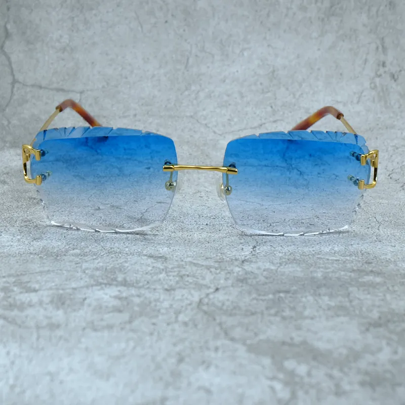 Diamond-Cut Carti Big C Wires (Light Blue Tint)