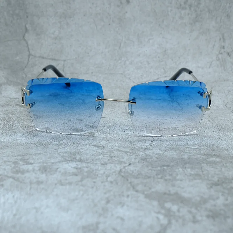 Diamond-Cut Carti Big C Wires (Light Blue Tint)