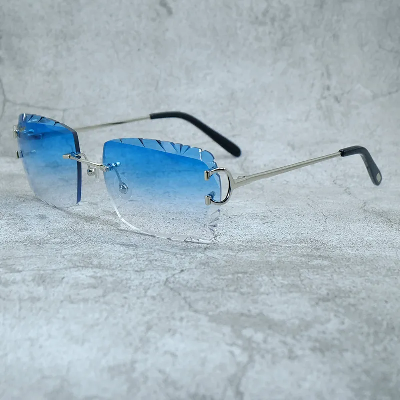 Diamond-Cut Carti Big C Wires (Light Blue Tint)