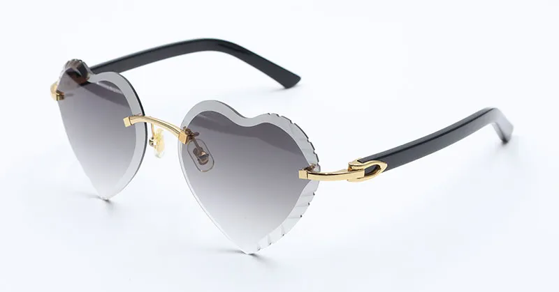 Heart-Shaped Carti All Black Buffs 2 ( Diamond-Cut/ Black Tint)