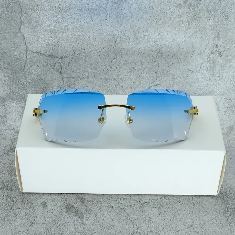 Diamond Cut Carti White and Black Marble Buffs (Blue Tint)