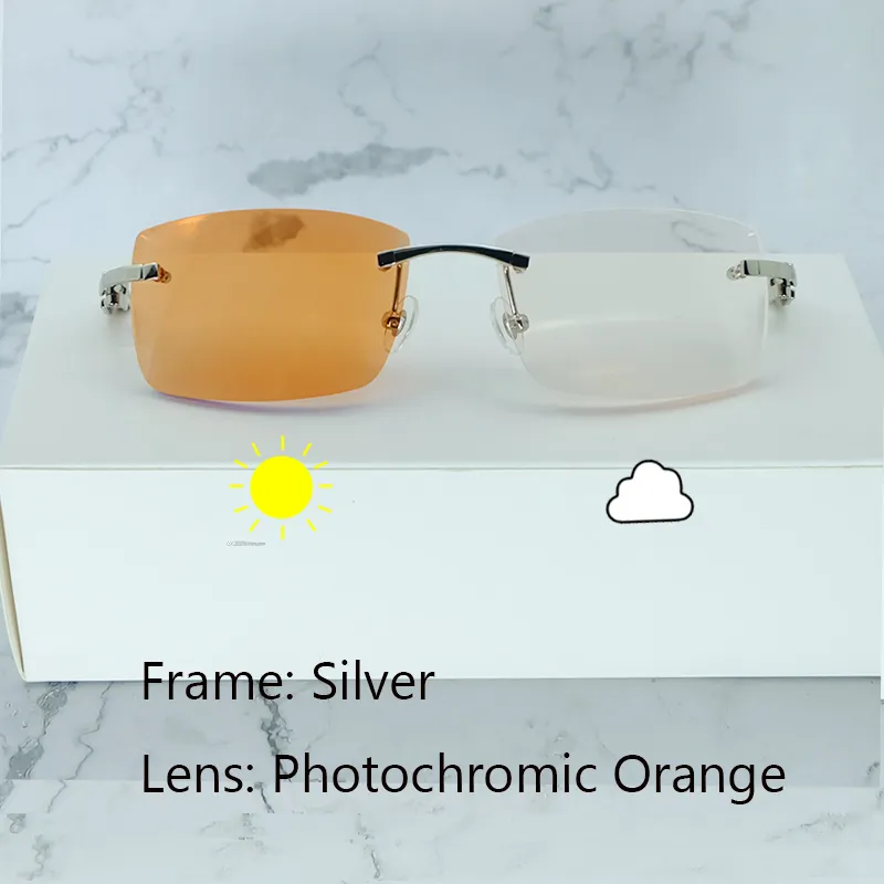 Photochromic Marble Carti White and Black Buffs (Brown Tint)