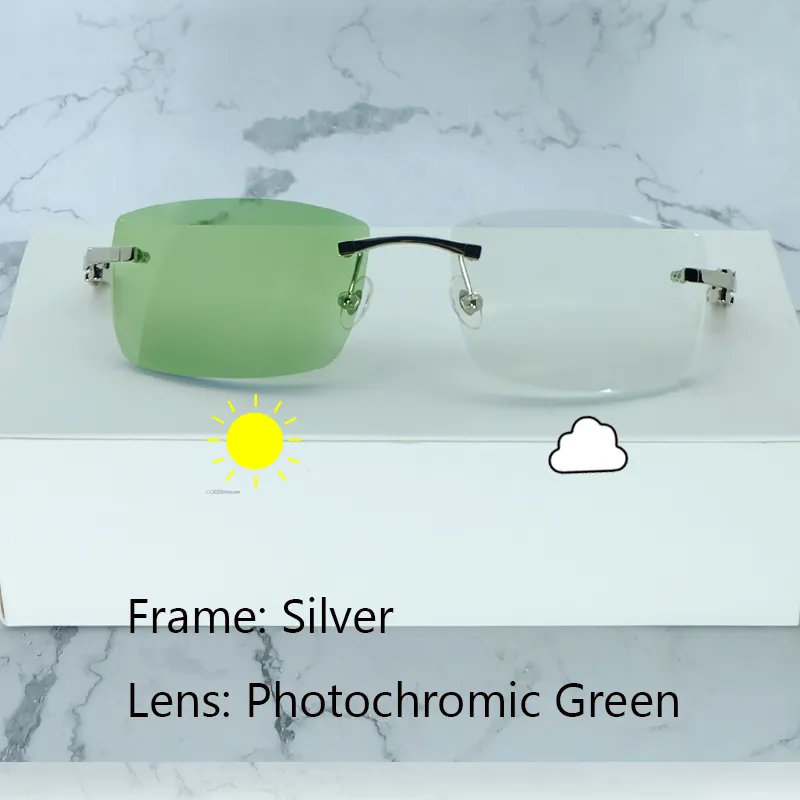 Photochromic Marble Carti White and Black Buffs (Green Tint)