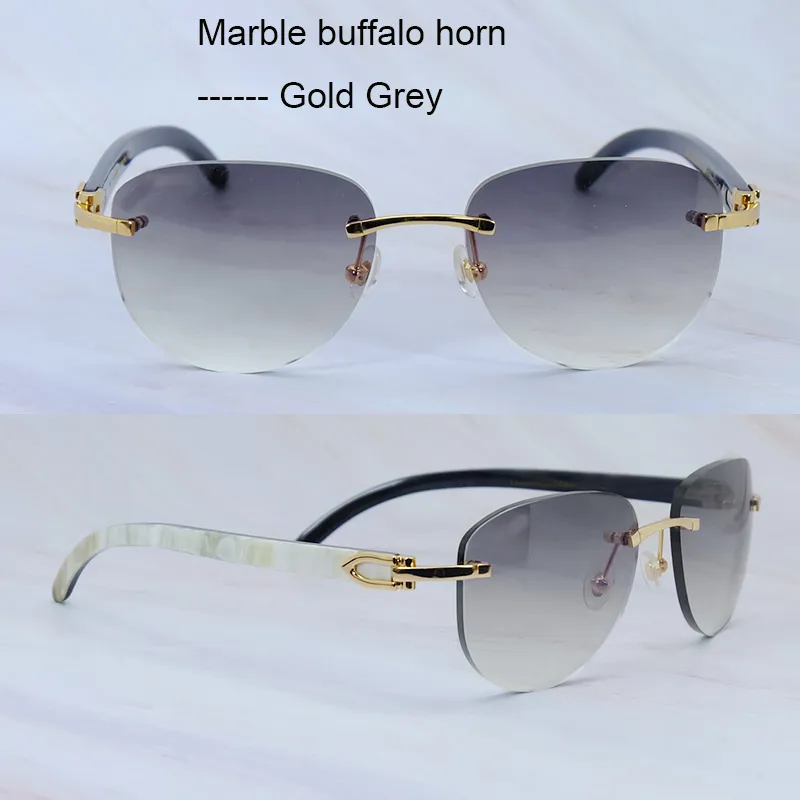 New Style Carti Marble White and Black Buffs (Black Tint)