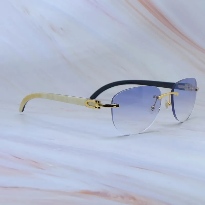 New Style Carti Marble White and Black Buffs (Blue Tint)