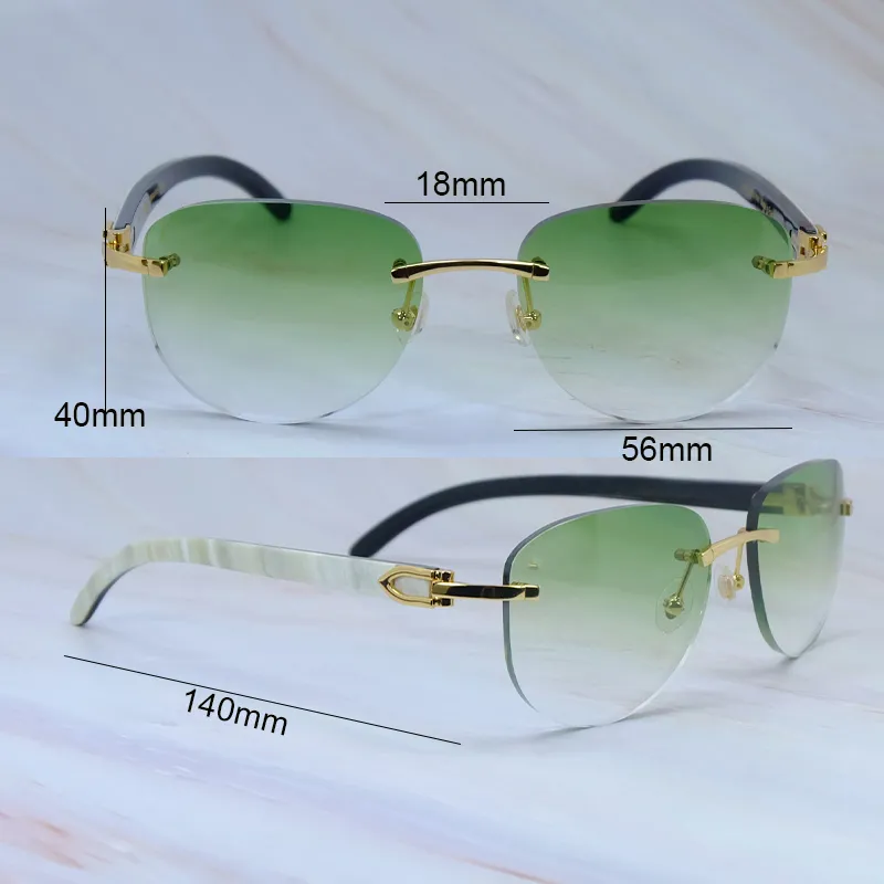 New Style Carti Marble White and Black Buffs (Green Tint)