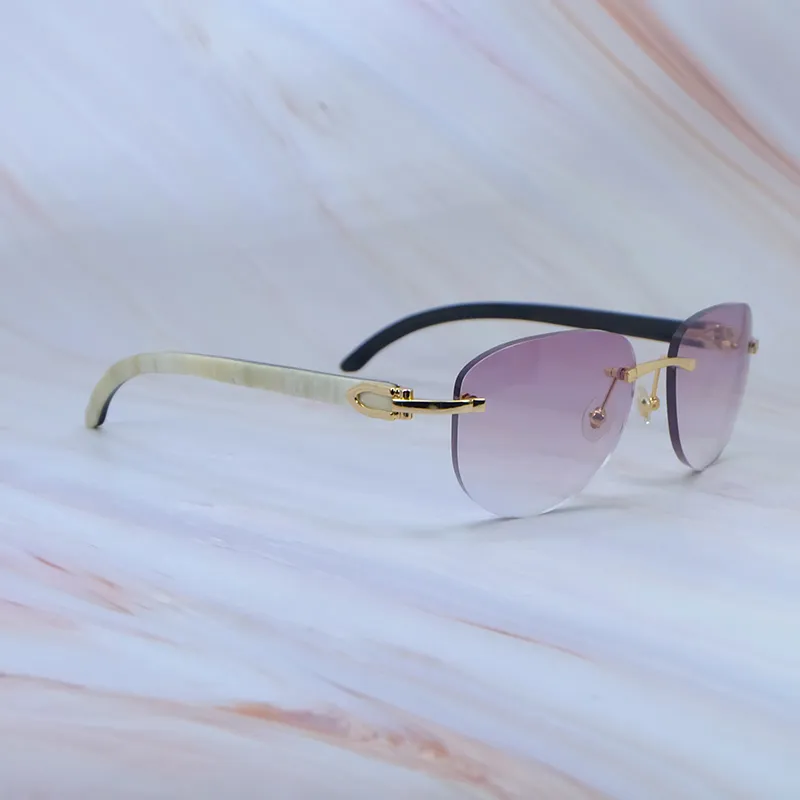 New Style Carti Marble White and Black Buffs (Pink Tint)